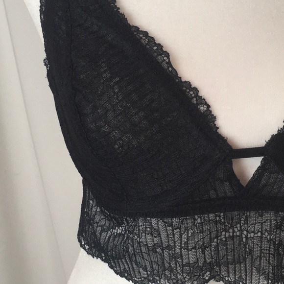FREE People Black Lace Alyssa Underwire Bra - Picture 2 of 8